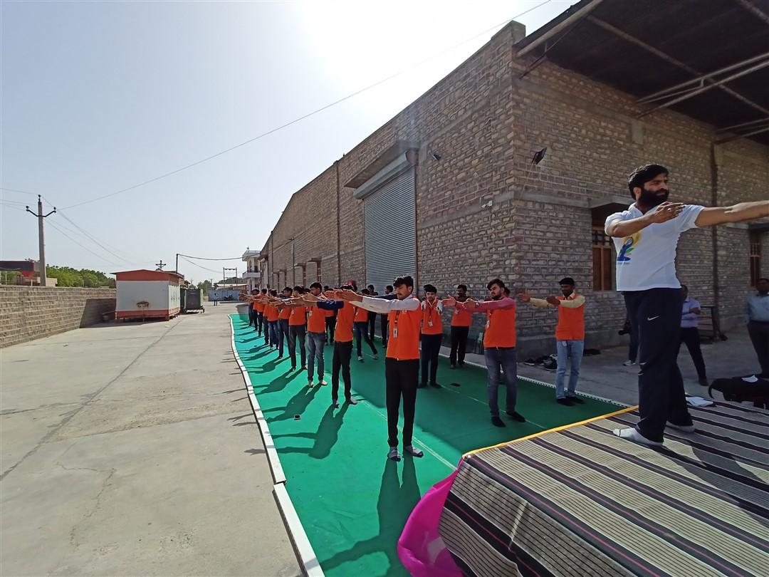 Corporate Yoga Class At Utkarsh Jodhpur